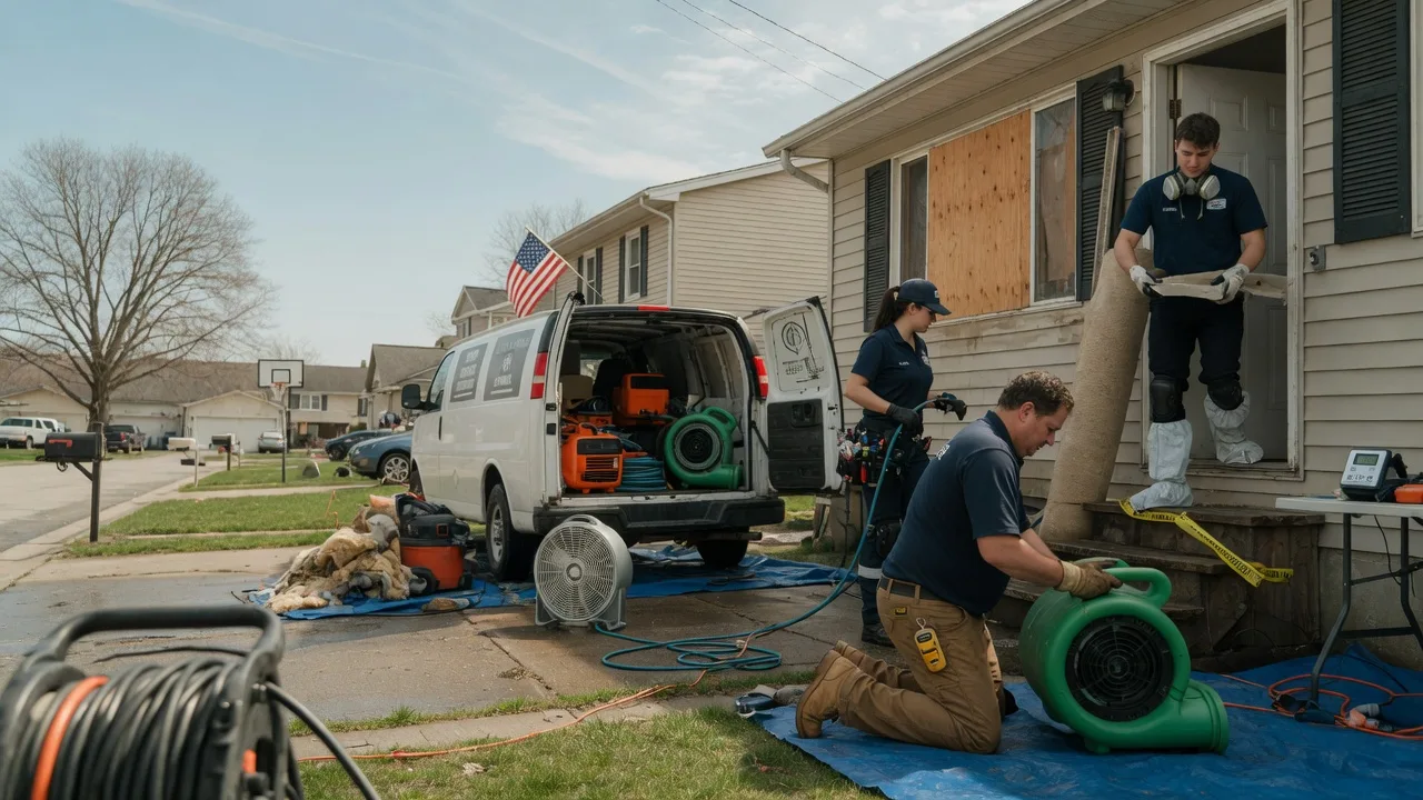 Water Damage Restoration in Mason, WI near me